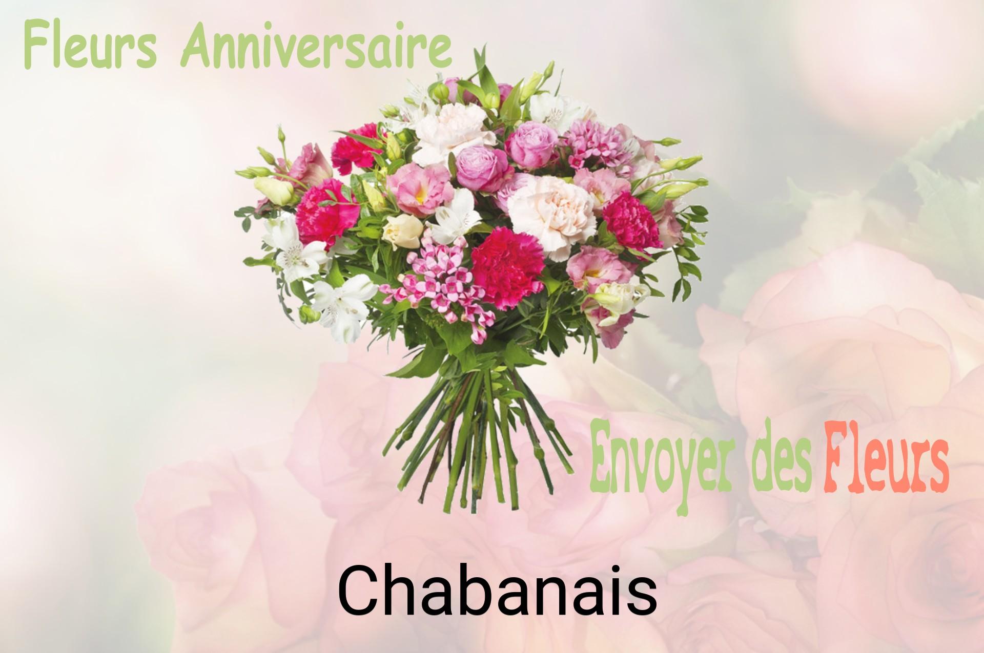 Bouquet de fleurs d’anniversaire livré à Chabanais