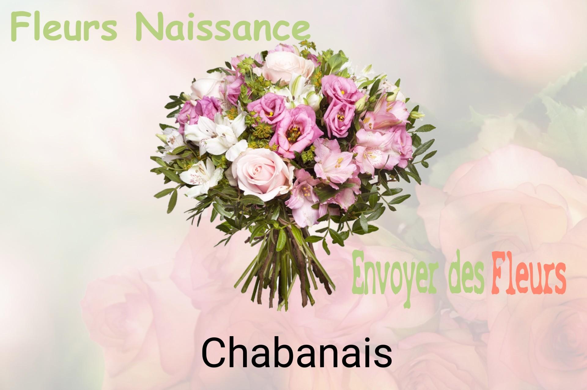 Bouquet de fleurs de naissance livré à Chabanais